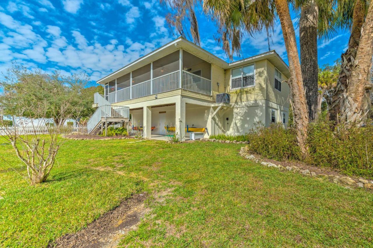 Withlacoochee River House With Dock And Kayaks! Yankeetown Eksteriør bilde