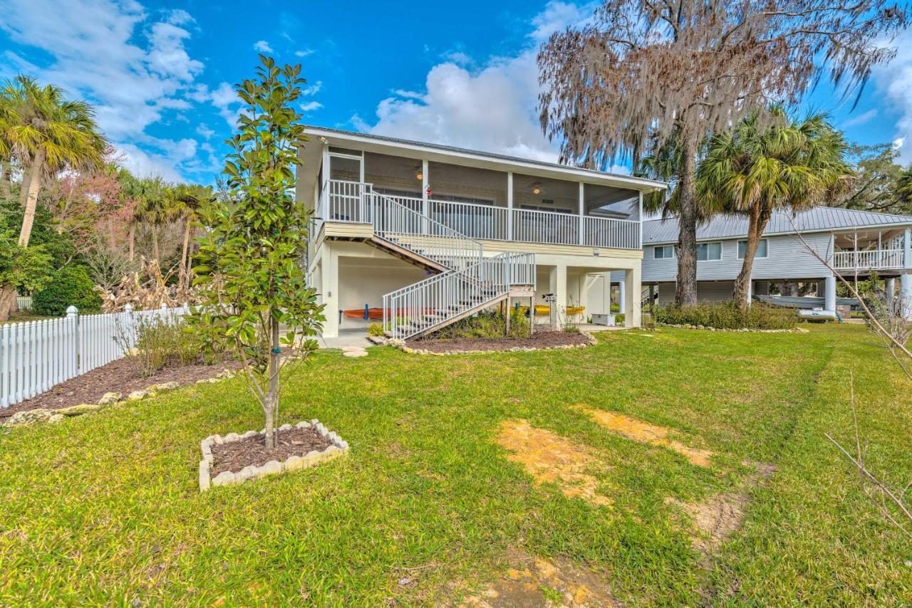 Withlacoochee River House With Dock And Kayaks! Yankeetown Eksteriør bilde